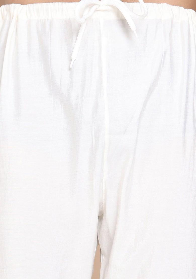 Grey Printed Poly Blend Kurta Set For Men