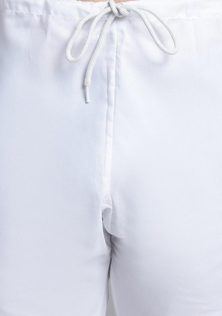 Purple Embroidered Poly Blend Kurta Set For Men