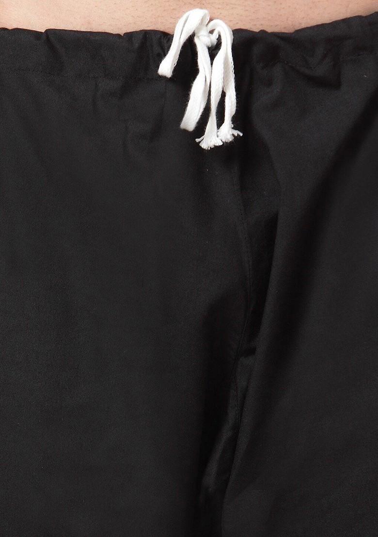 Gold Woven Design Poly Blend Kurta Set For Men