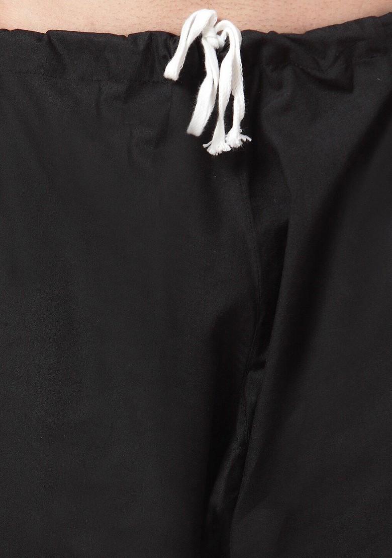 Gold Ethnic Motif Poly Blend Kurta Set For Men