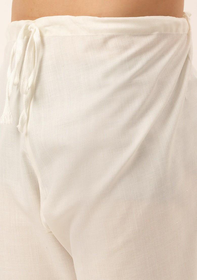 Green Printed Poly Blend Kurta Set For Men