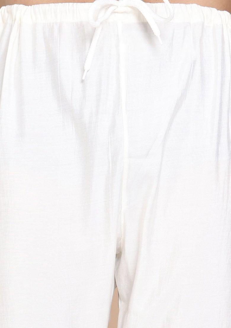 Navy Blue Embroidered Poly Blend Kurta Set For Men