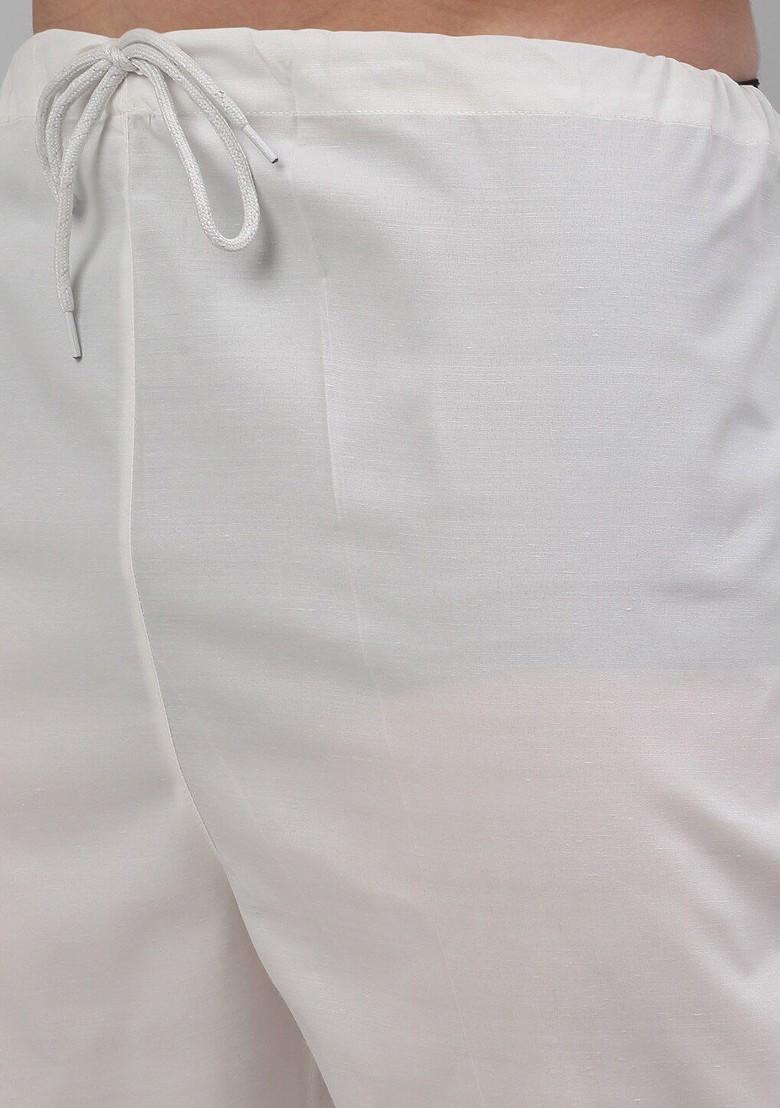 Purple Embroidered Poly Blend Kurta Set For Men