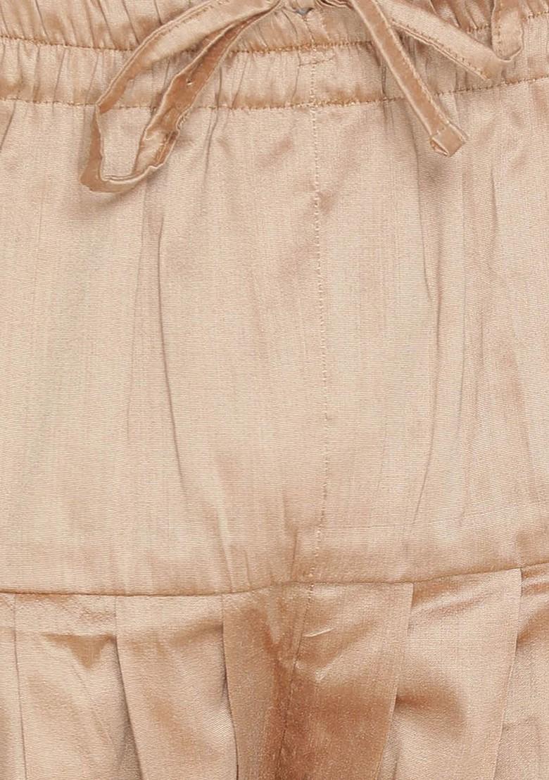 Red Bandhani Print Poly Blend Kurta Set For Men