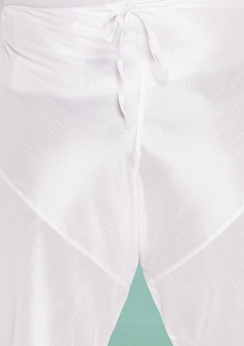 Blue Thread Work Poly Blend Kurta Set For Men