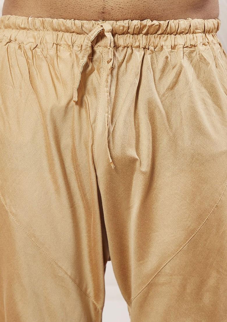 Green Ethnic Motifs Poly Blend Kurta Set For Men