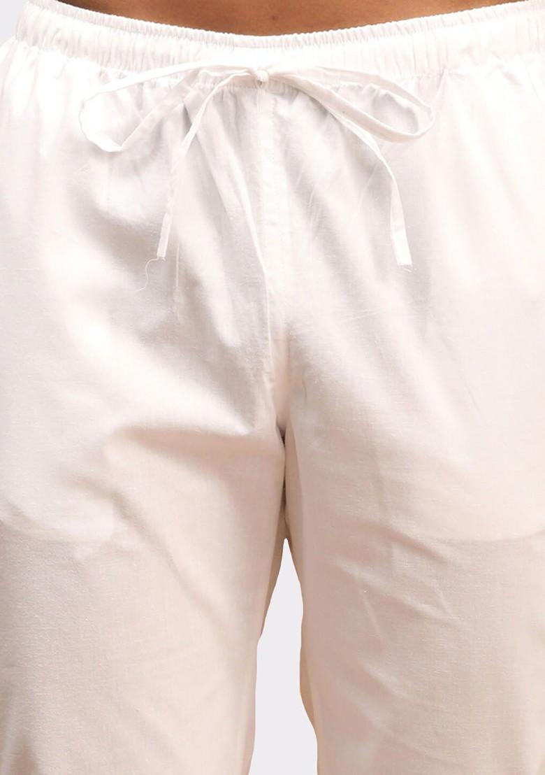 Purple Solid Poly Blend Kurta Set For Men