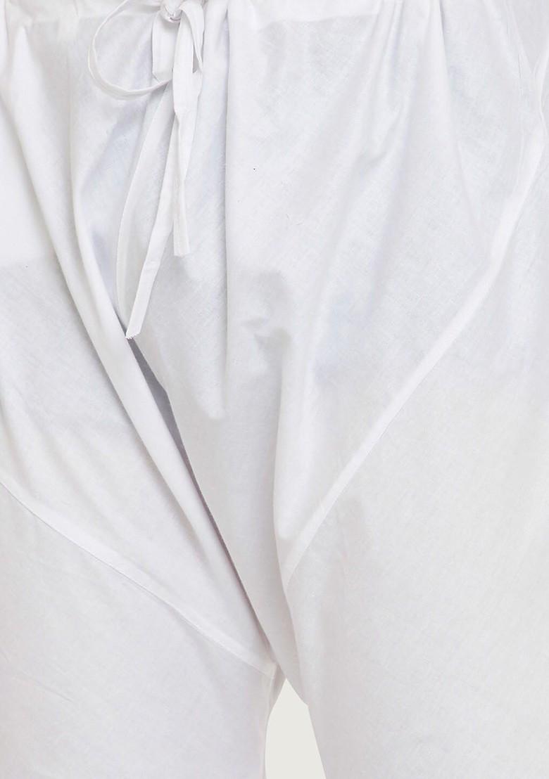 Yellow Solid Cotton Kurta Set For Men