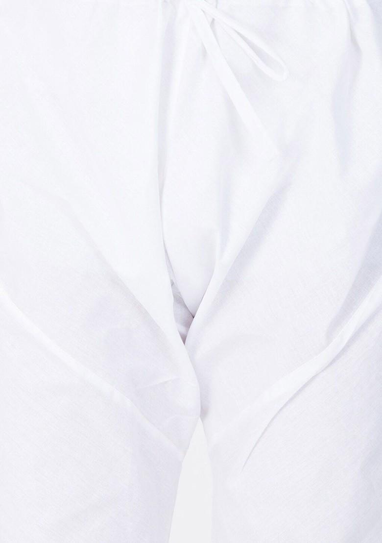 Yellow Solid Poly Blend Kurta Set For Men