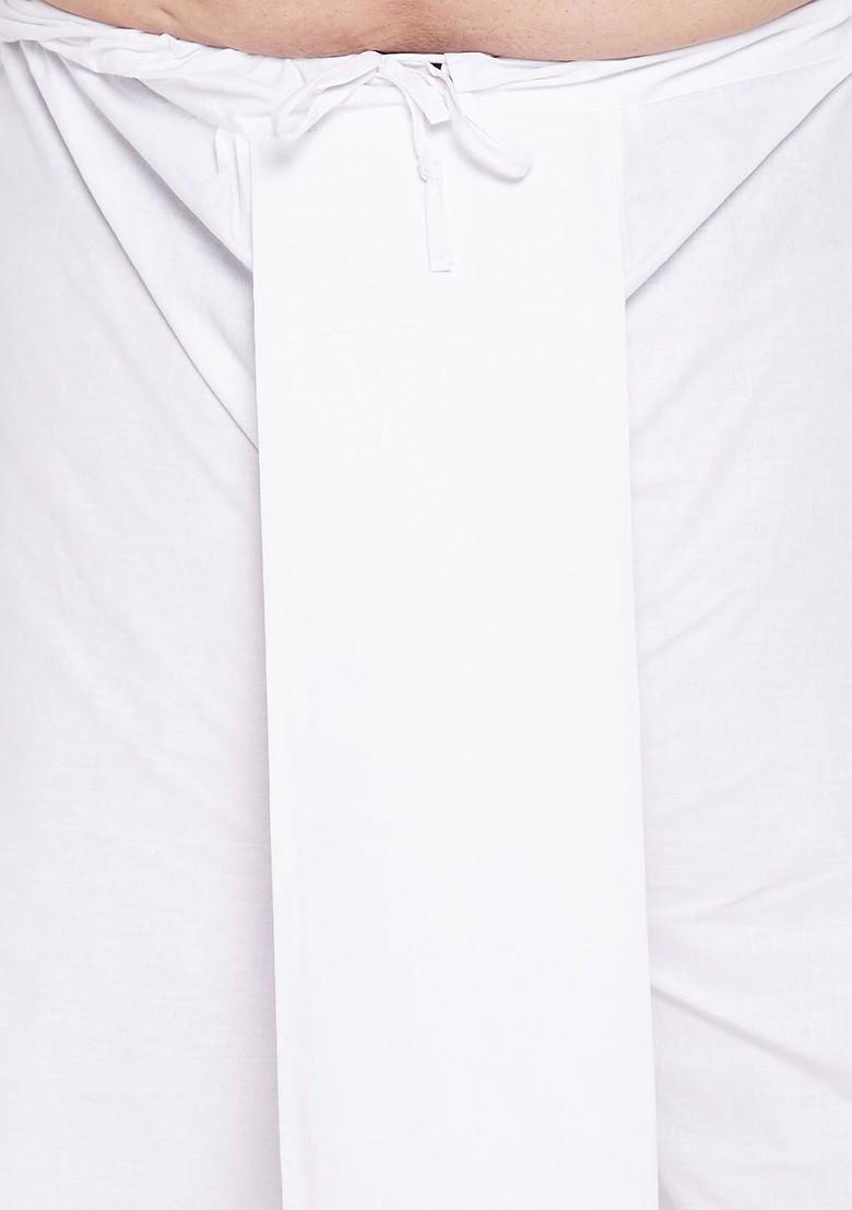 Pink Solid Cotton Kurta Set For Men