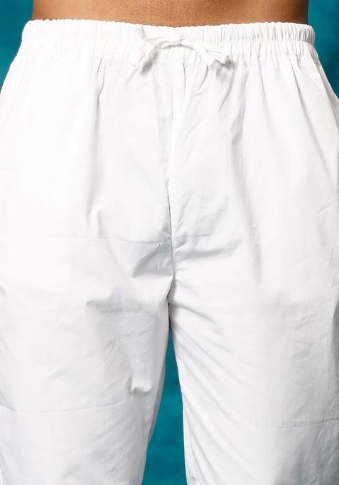 Maroon Ethnic Motifs Poly Blend Kurta Set For Men