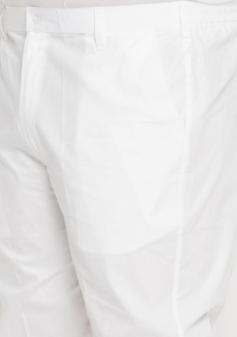 Pink Embroidered Cotton Kurta Set For Men