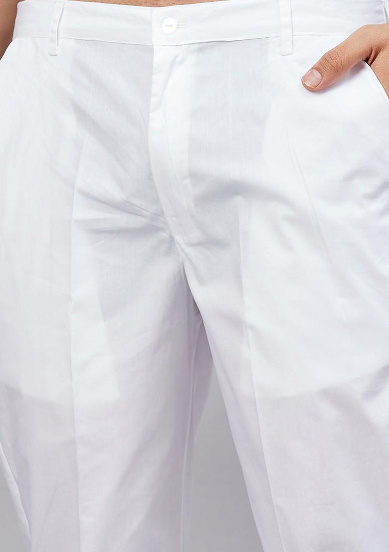 Blue Solid Pathani Kurta Set For Men