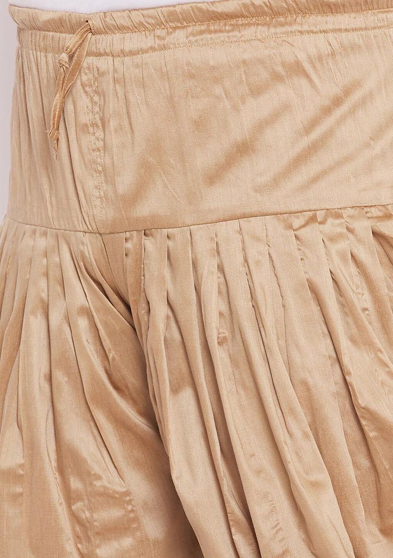 Turquoise Blue Solid Poly Blend Kurta Set For Men