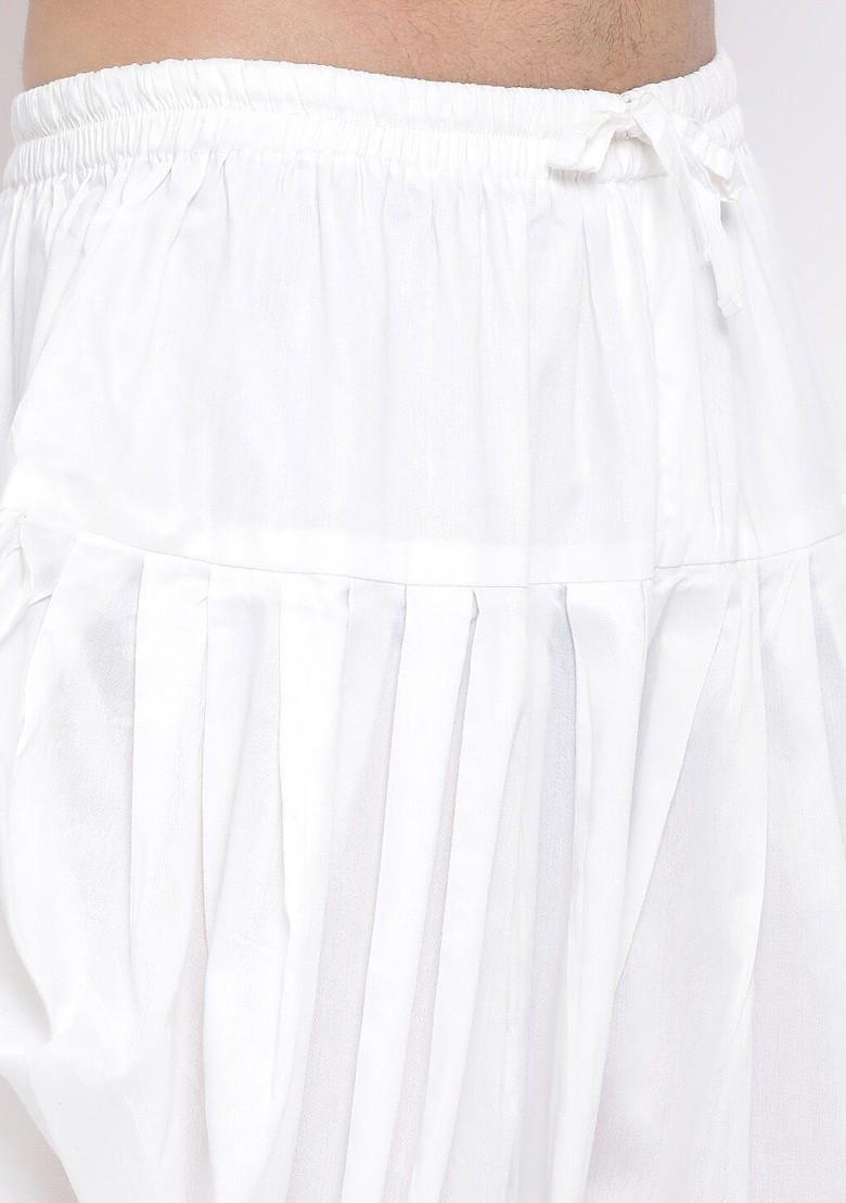 Olive Solid Poly Blend Kurta Set For Men