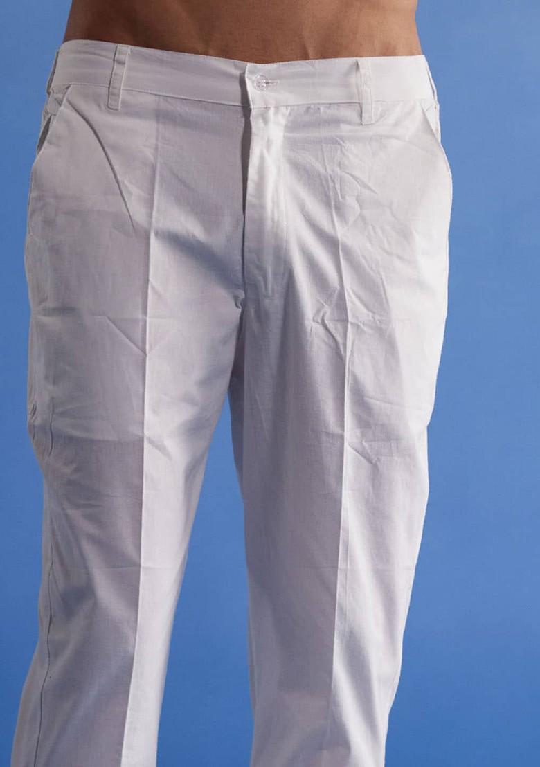 Green Embroidered Cotton Kurta Set For Men