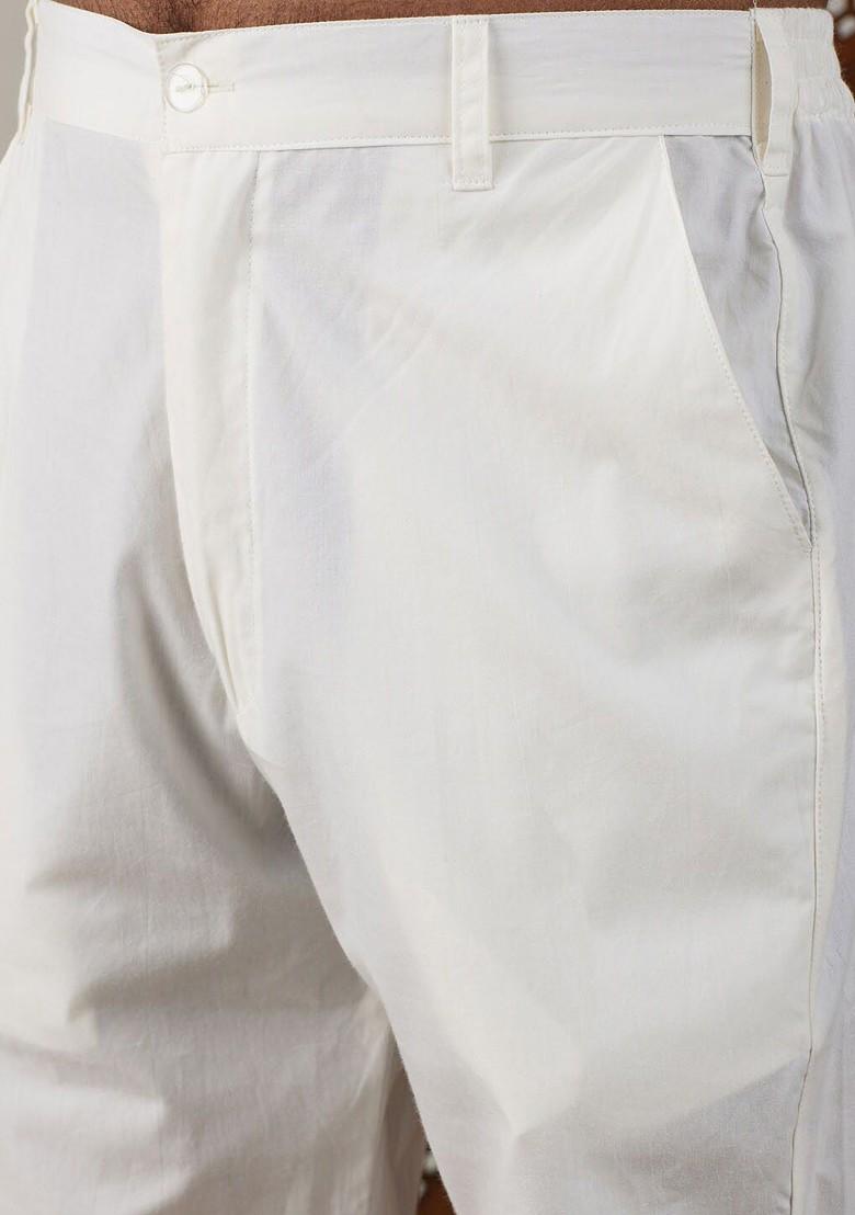 Mustard Solid Cotton Kurta Set For Men