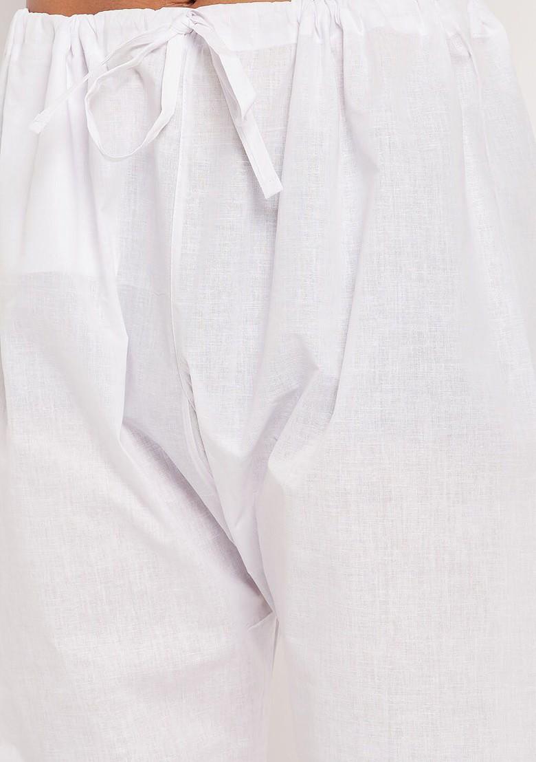 Navy Blue Solid Poly Blend Kurta Set For Men