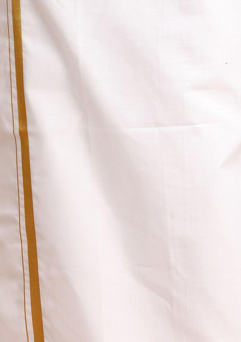 Yellow Solid Cotton Kurta Set For Men