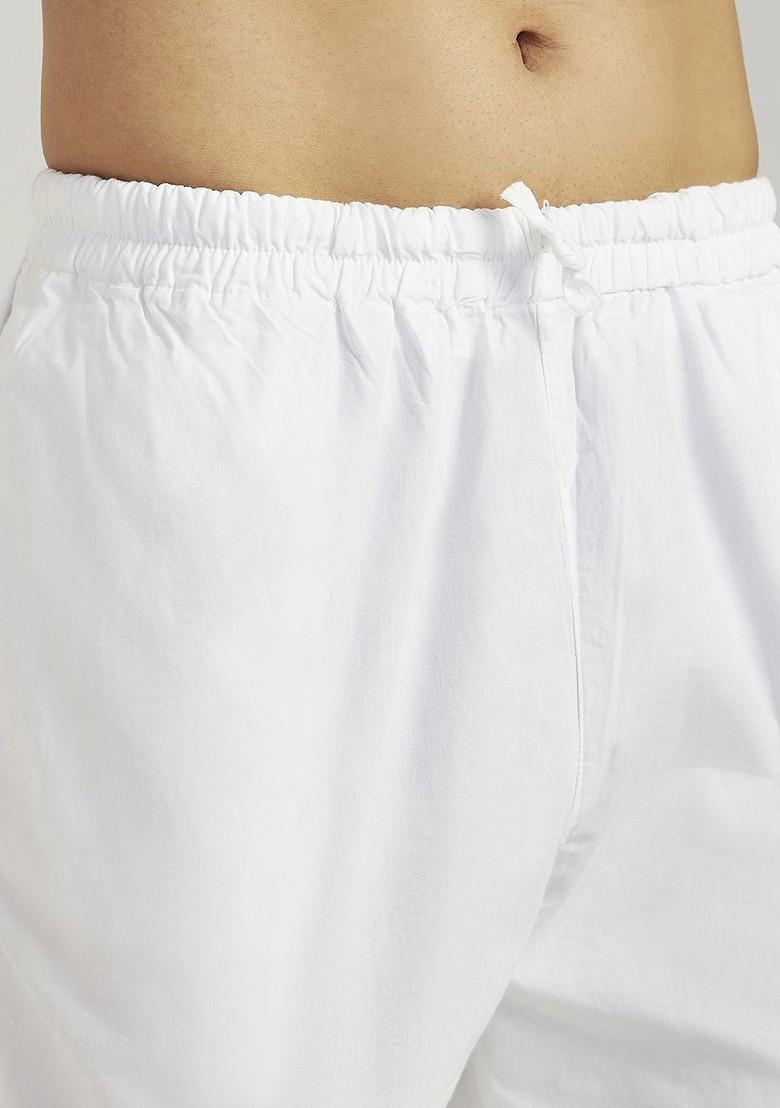 Black Floral Print Jacquard Kurta Set For Men