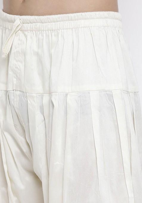 Black Solid Pathani Kurta Set For Men