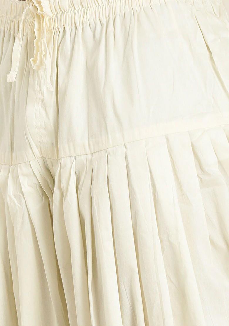 Cream Mirror Work Silk Indowestern Sherwani Set For Men