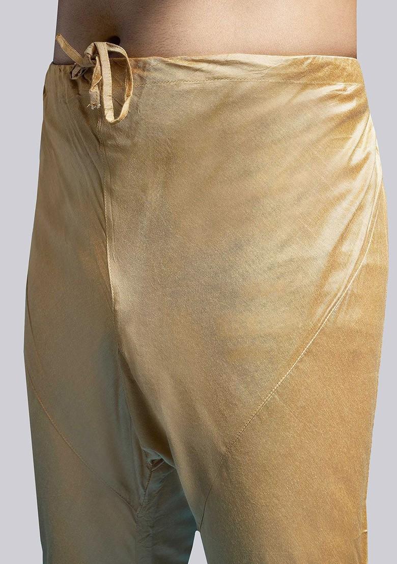 Grey Solid Poly Blend Indowestern Sherwani Set For Men