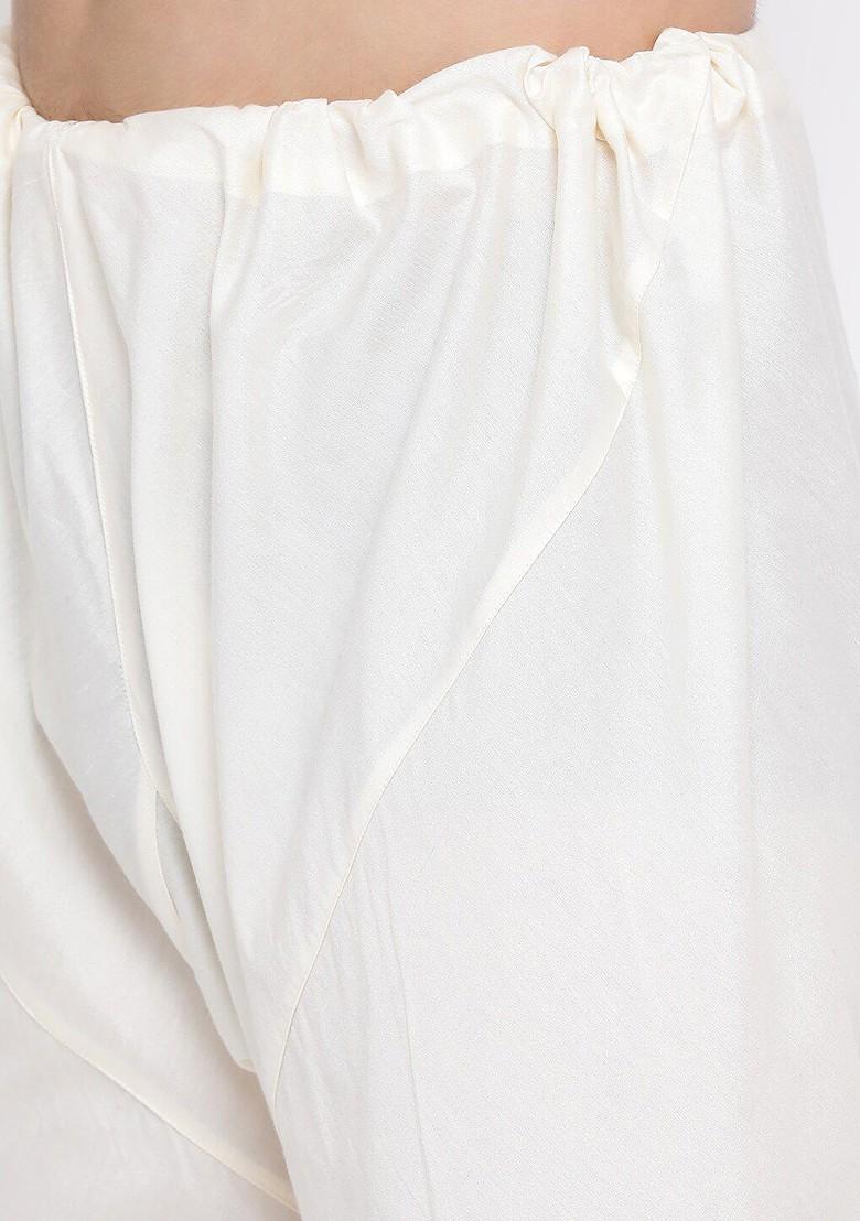 Green Solid Poly Blend Kurta Set For Men