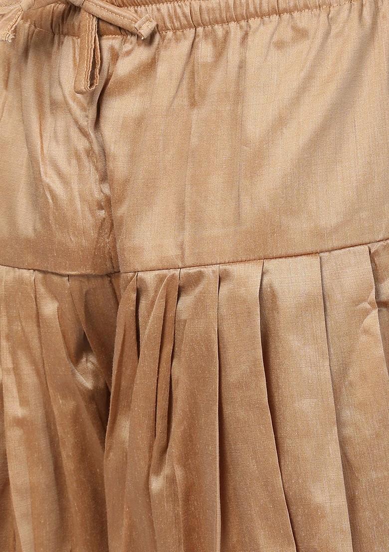 Black Solid Silk Indowestern Sherwani Set For Men