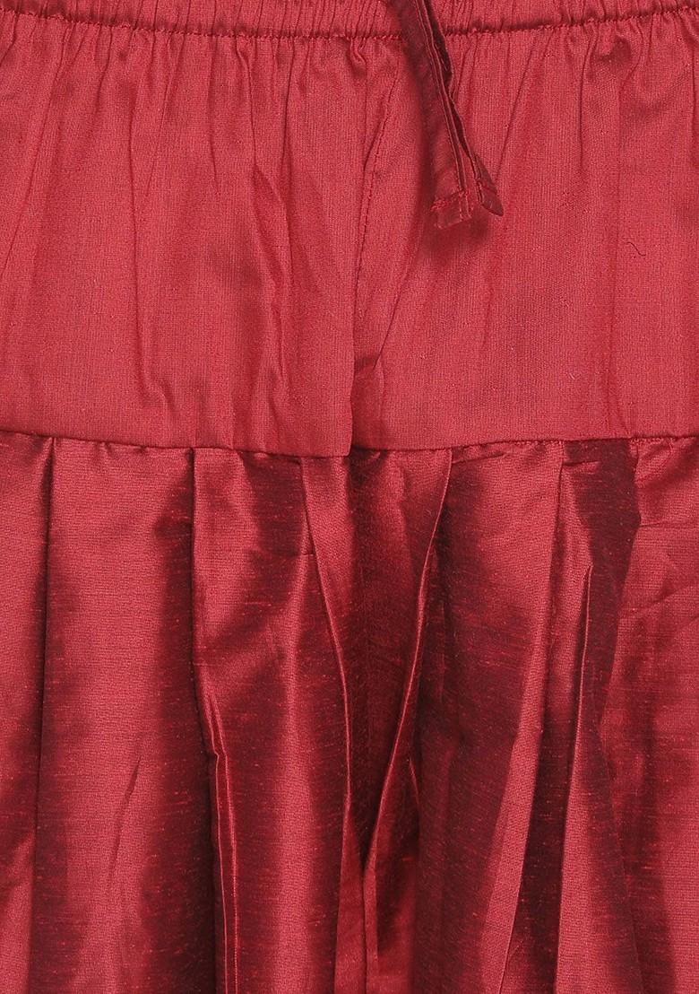 Orange Solid Silk Indowestern Sherwani Set For Men