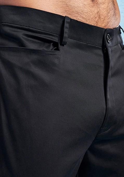 Navy Blue Embroidered Poly Blend Indowestern Sherwani Set For Men