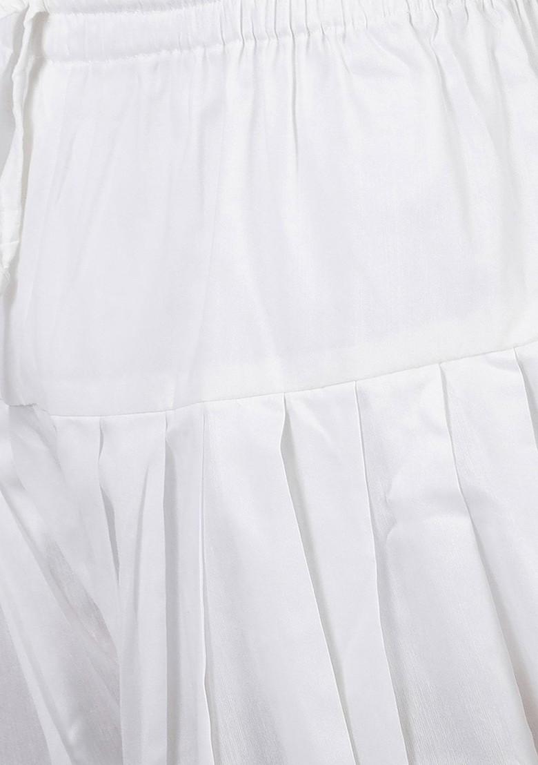 Black Solid Poly Blend Indowestern Sherwani Set For Men