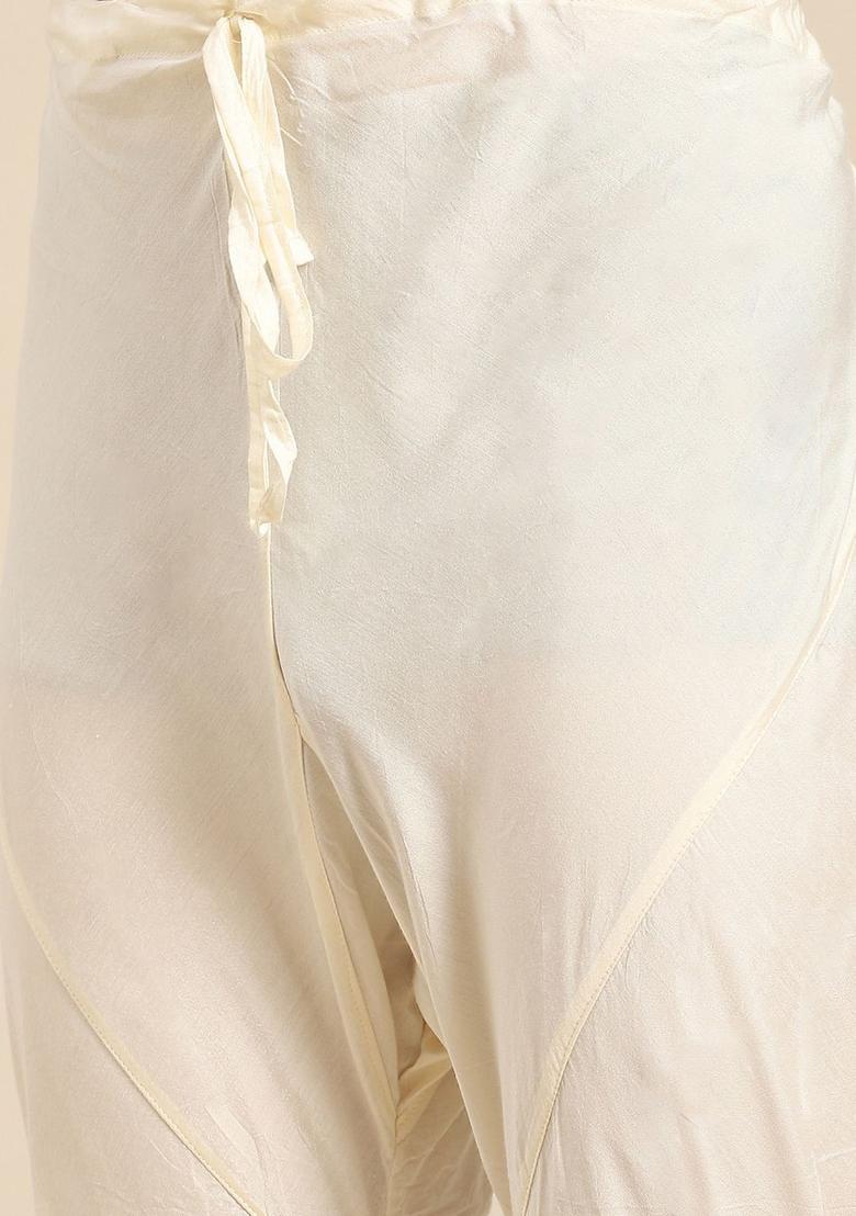 Peach Solid Cotton Kurta Set For Men - Indya
