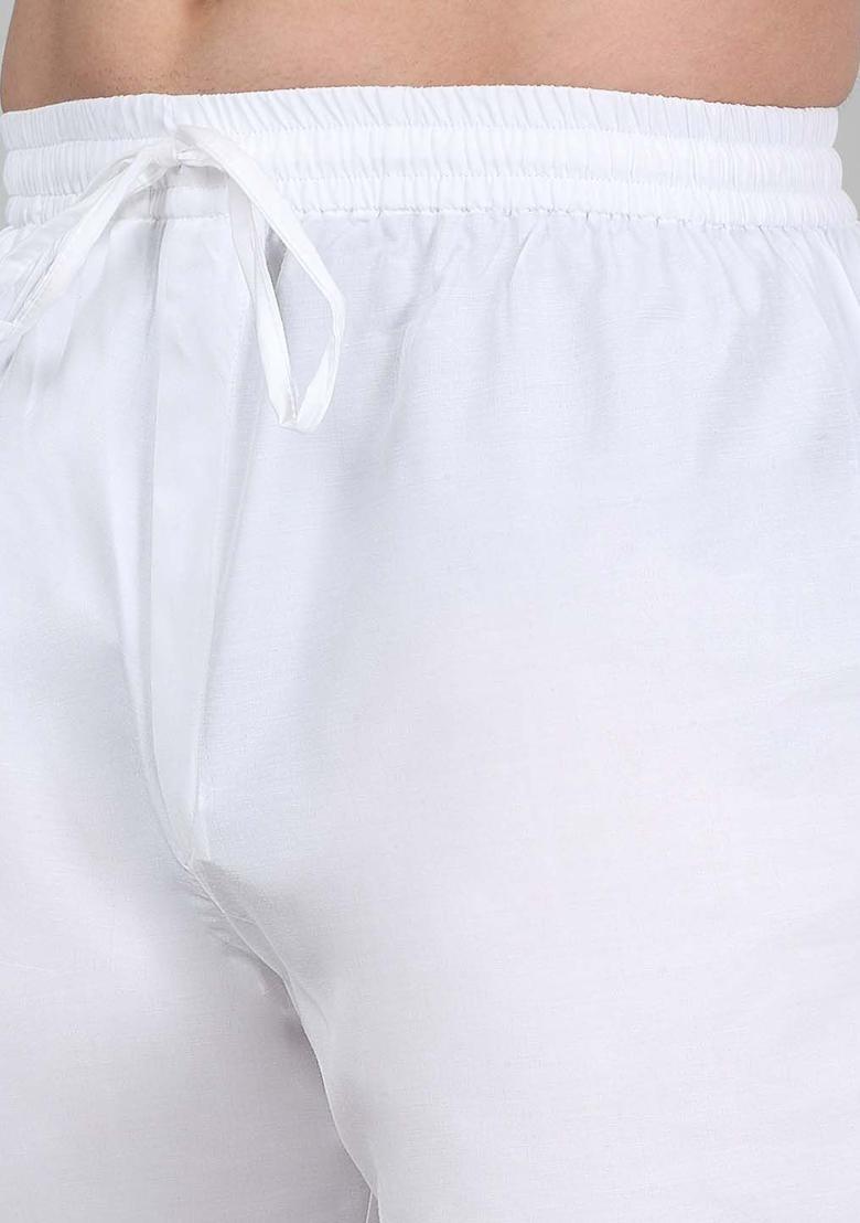 Maroon Embroidered Cotton Kurta Set For Men - Indya