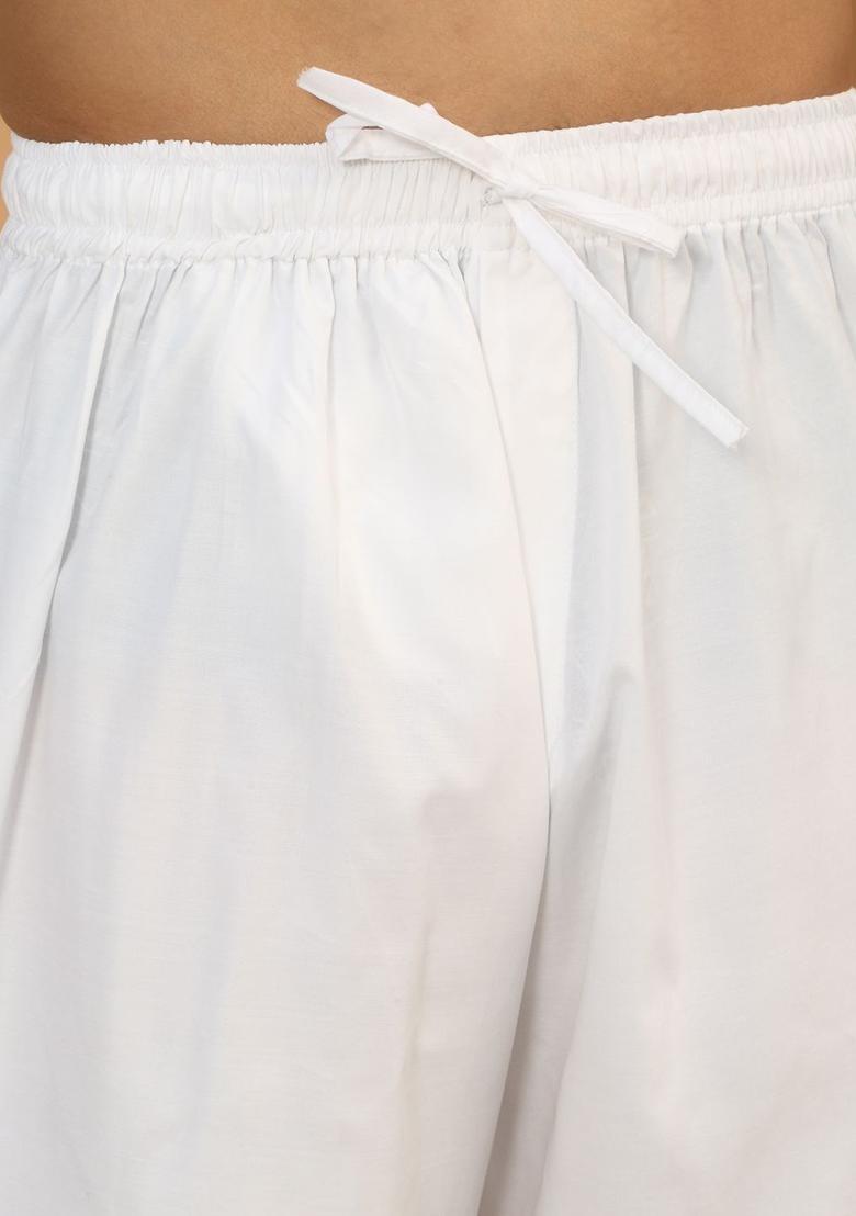 Olive Printed Cotton Kurta Set For Men - Indya