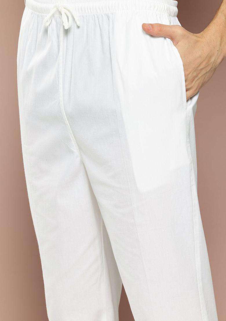 Blue Woven Design Silk Blend Kurta Set For Men - Indya