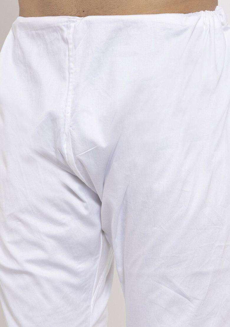 Gold Woven Design Silk Kurta Set For Men - Indya