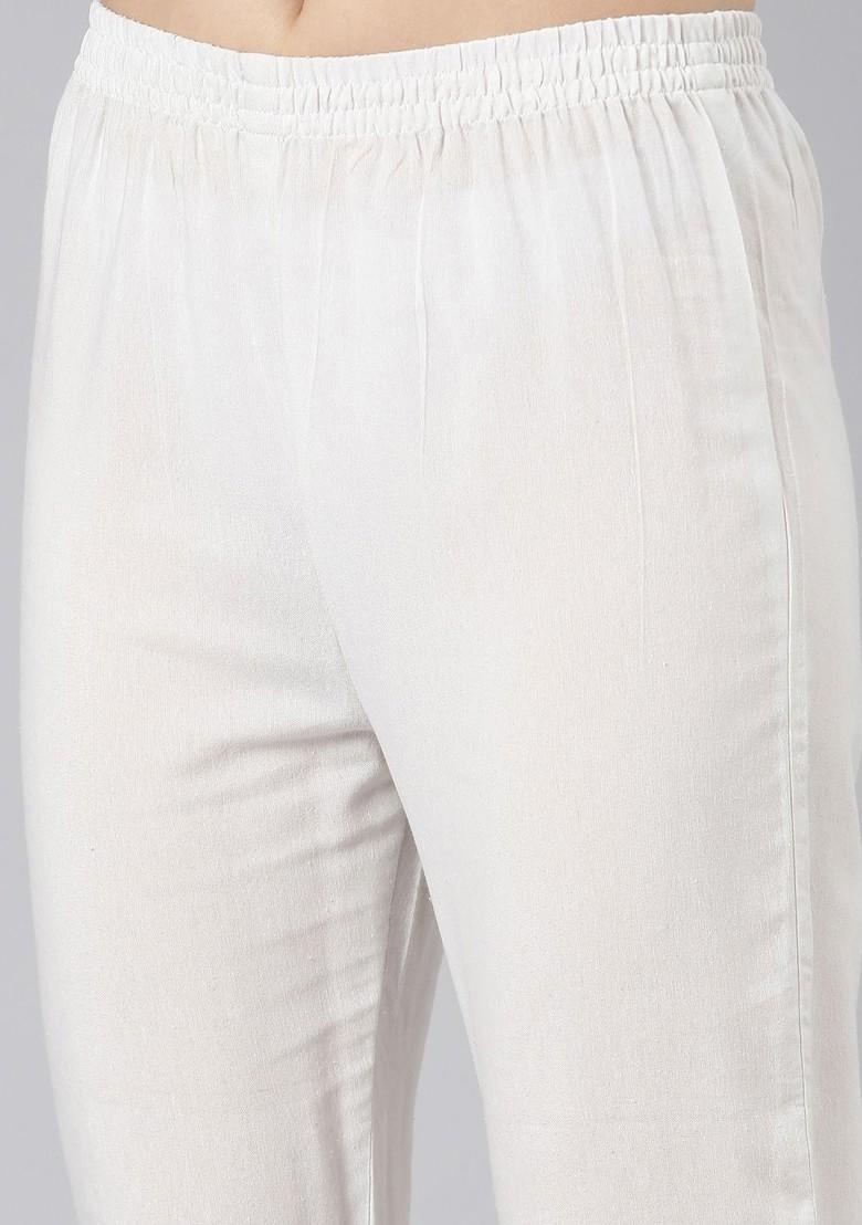 Burgundy Embroidered Poly Blended Kurta Sets - Indya