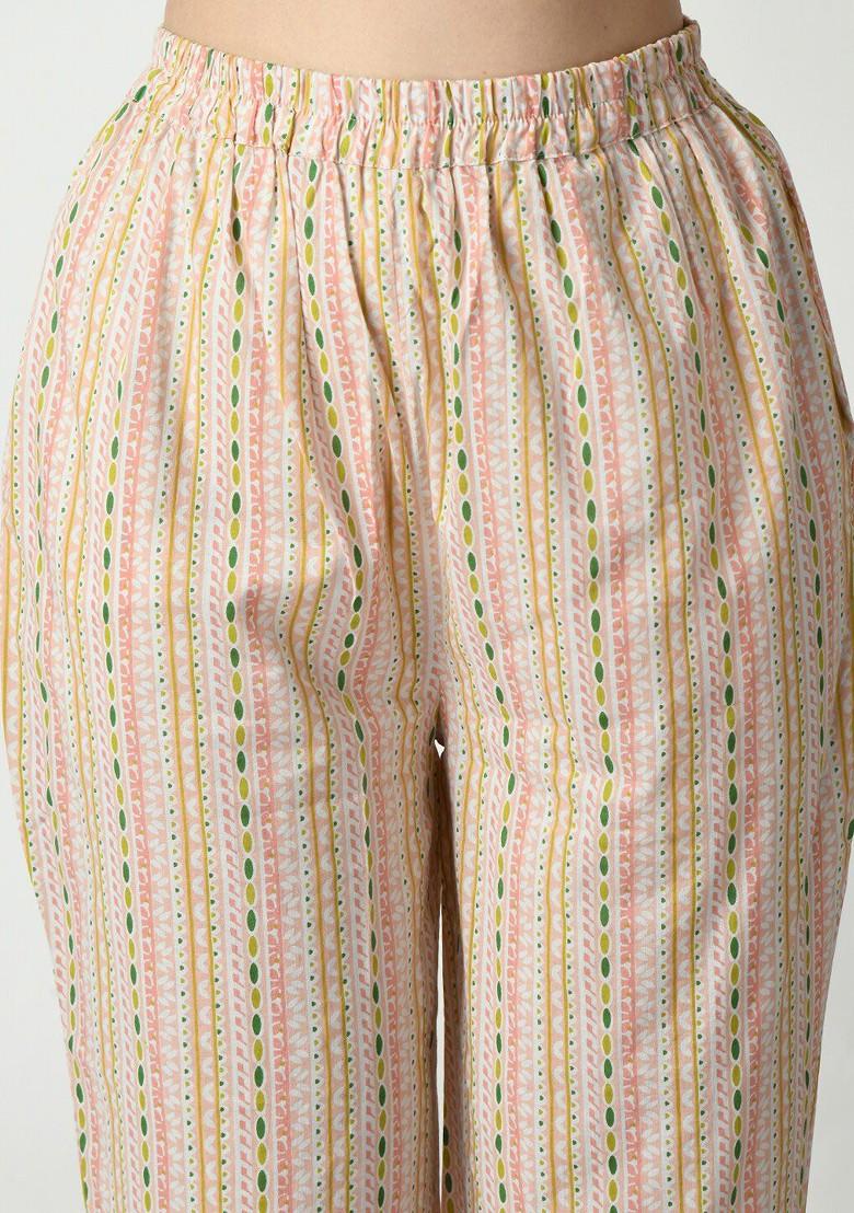 Green Embroidered Poly Blended Kurta Sets - Indya