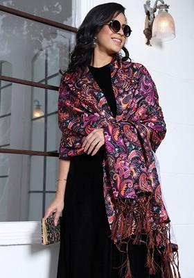 Black Solid Blended Kurta Set