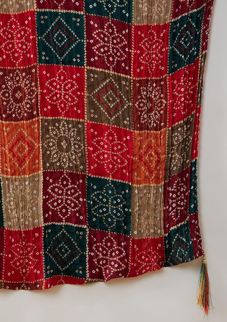 White Embroidered Blended Kurta Set - Indya