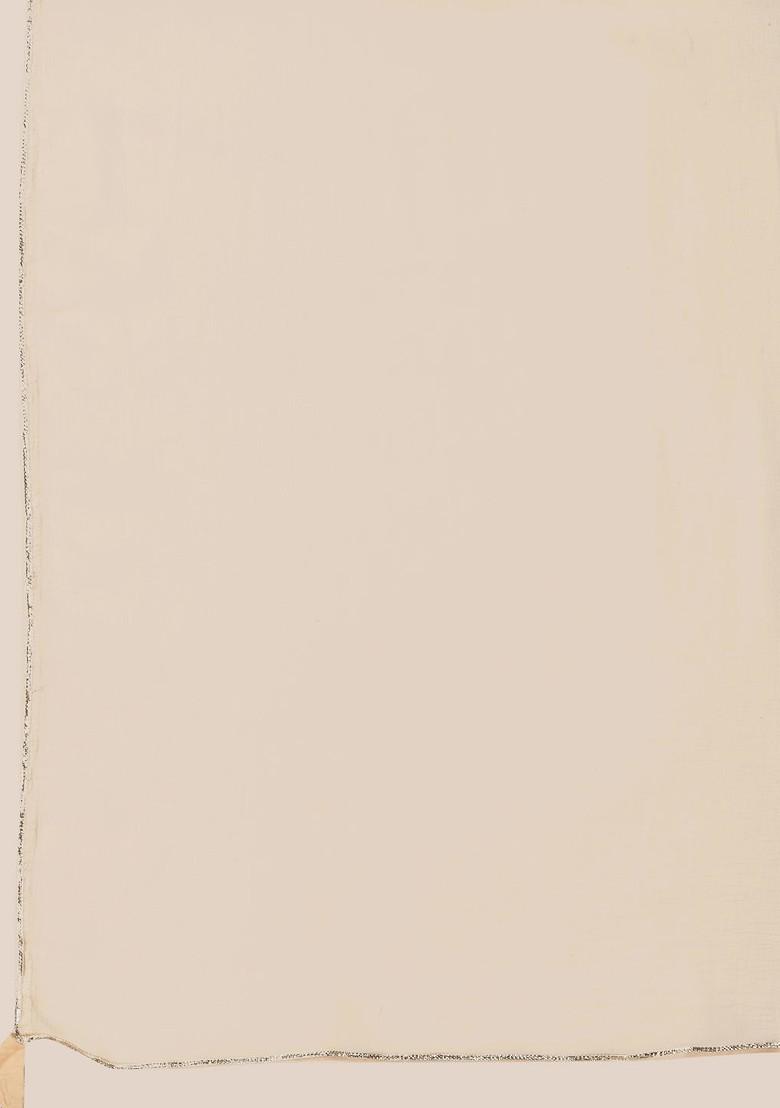 Peach Embroidered Blended Kurta Set - Indya