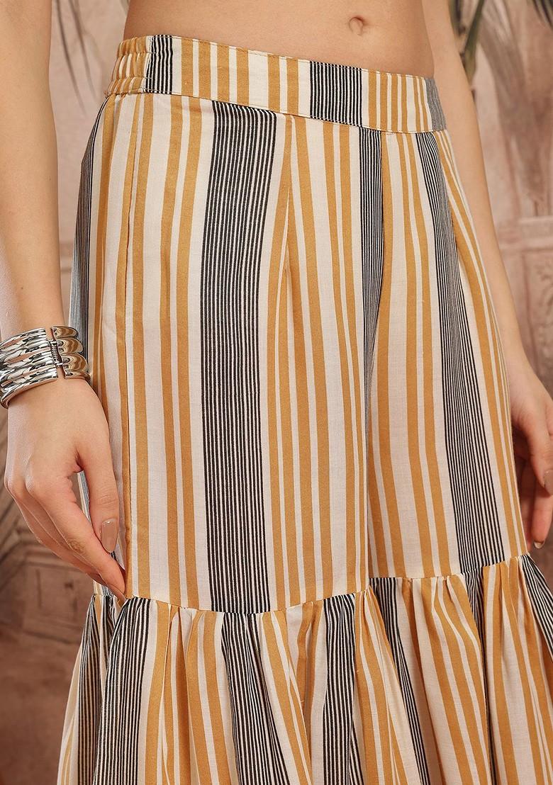 Green Embroidered Blended Kurta Set - Indya