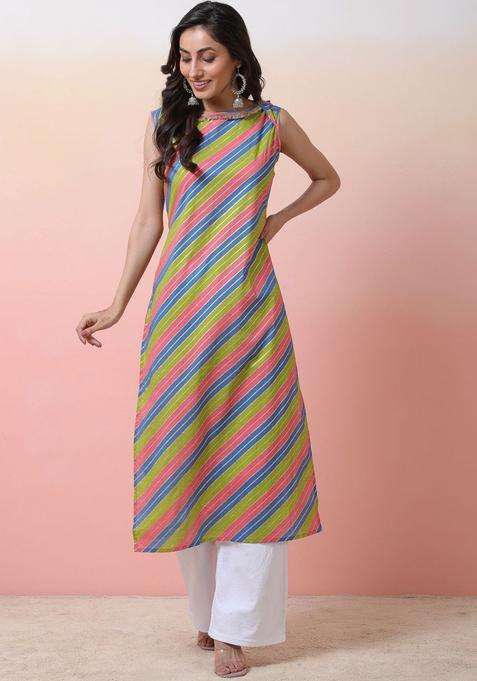 Blue  Cotton Kurta