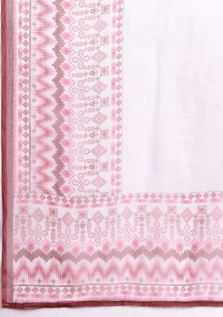 Maroon Solid Viscose Kurta Set - Indya