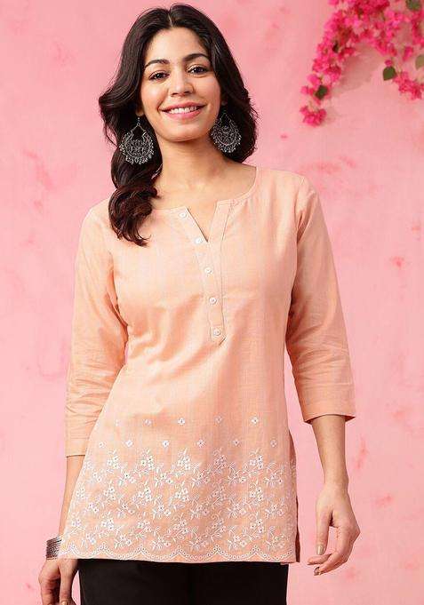 Coral  Blended Kurta