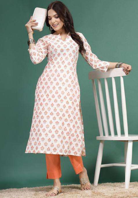 White  Cotton Kurta