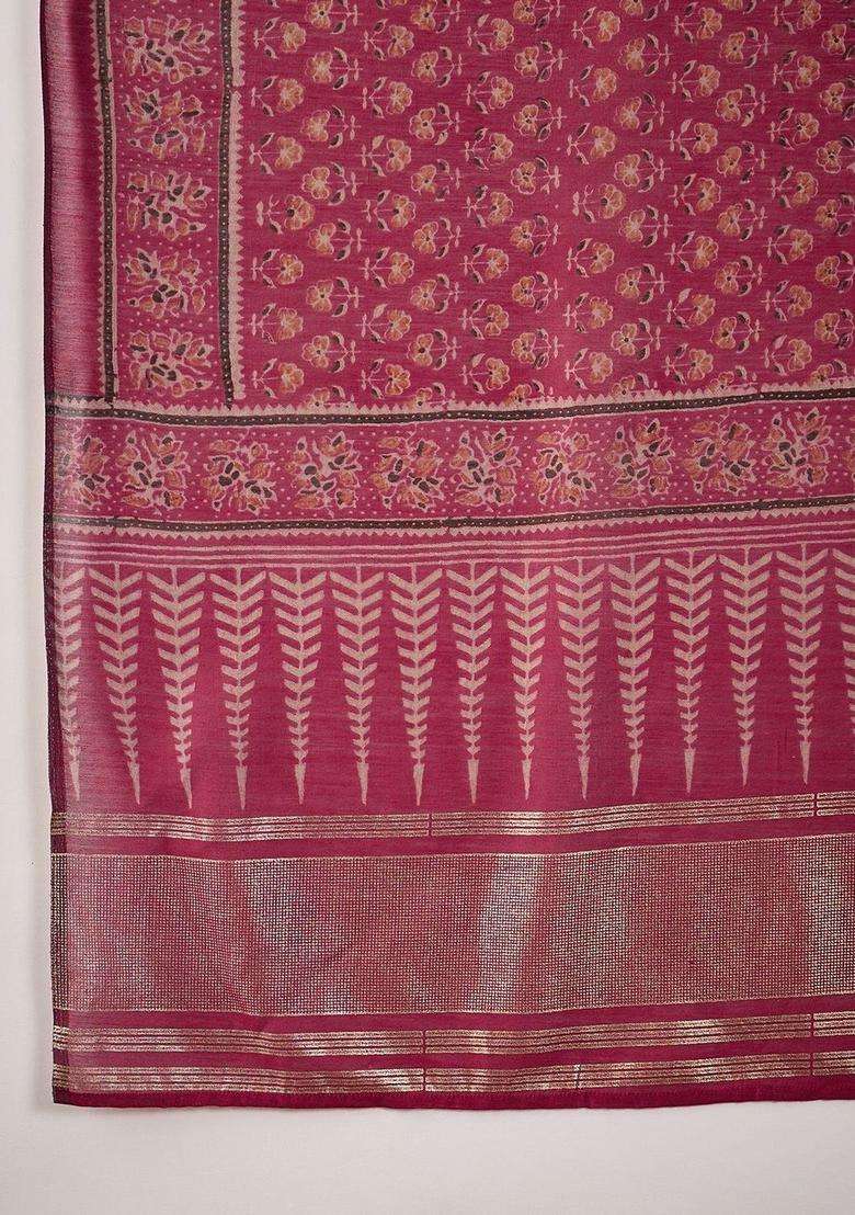 Maroon Solid Viscose Kurta Set - Indya