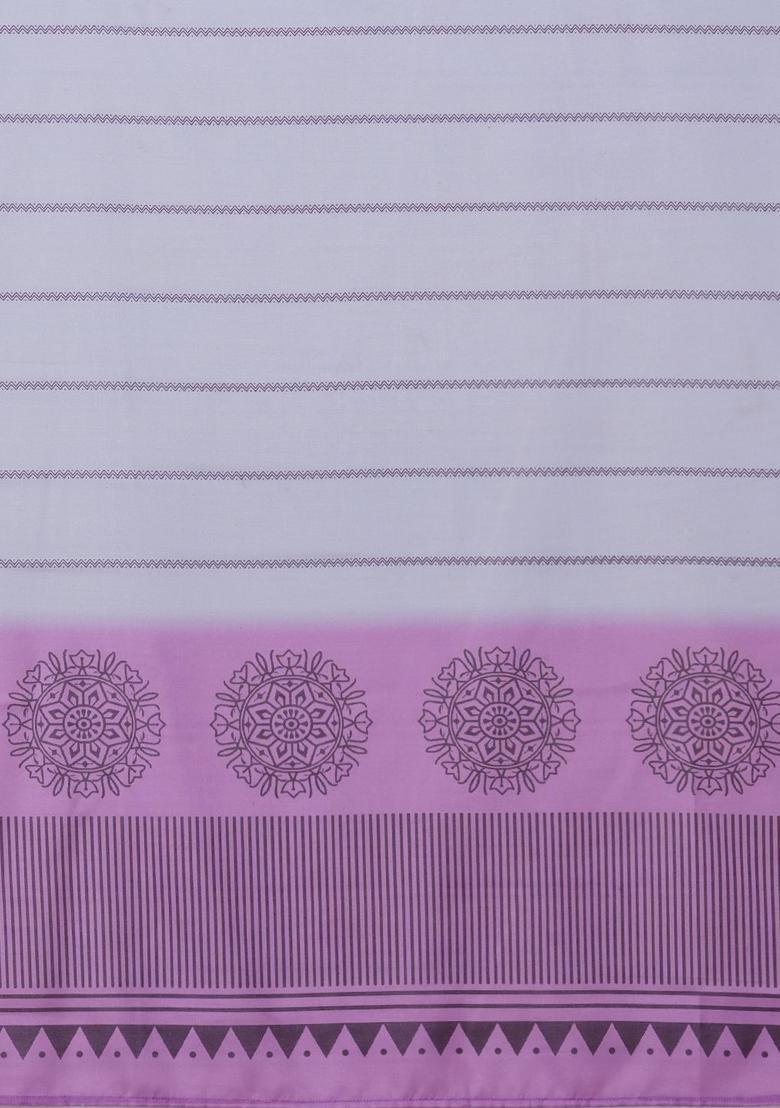 Purple Solid Viscose Kurta Set - Indya