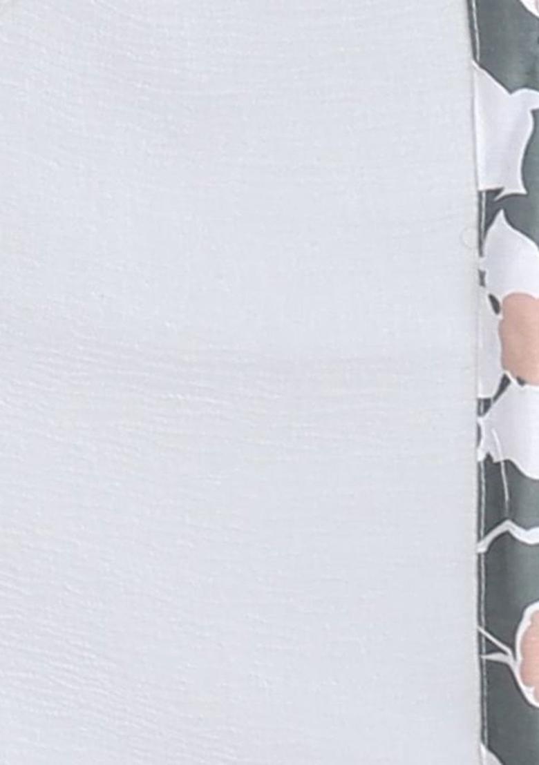 Olive Printed Cotton Kurta Set - Indya